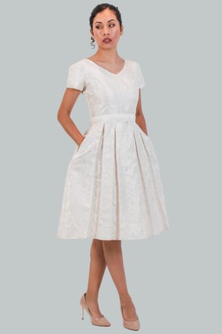Vestido perla Brigitte Midi Gala
